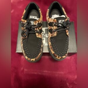 Super cute faux fur TUK sneakers. Like new with box.